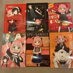 SPY×FAMILY スパイファミリー　ローソンクリアファイル６枚セット