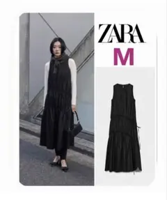 ZARA トレンチフレアミディワンピース XS - メルカリ