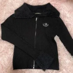 GORGE　ニット　セーター　ブラック　Y2K　量産型　地雷