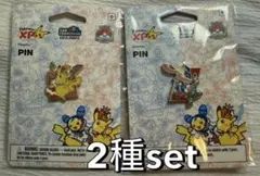 ポケモンWCS2026 限定 ピカチュウ　ゲッコウガ ピンバッジ