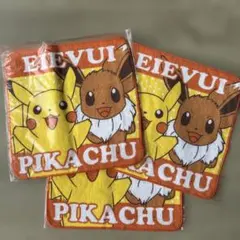 ピカチュウ イーブイ タオル 3枚セット