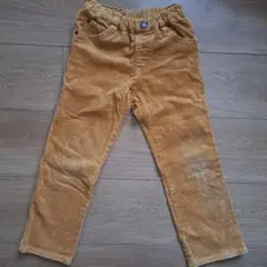 コーデュロイ 長ズボン マスタードイエロー