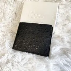 【新品】 オーストリッチ 二つ折り財布 パスケース