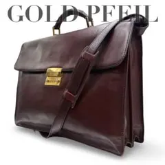 y2k GOLDPFEIL ビジネスバッグ　2way ショルダー　ボルドーのサムネイル