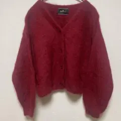 ♡Onekashi バーガンディ Vネックカーディガン♡