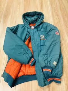 KoKo　90年代スタジャン【マイアミ・ドルフィンズ】リバーシブル KoKo様専用 90年代スタジャン【マイアミ・ドルフィンズ】リバーシブル