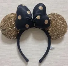 ミニー耳カチューシャ ゴールド