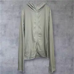 【ユニクロ】エアリズム UVカット メッシュパーカ（長袖）　Lサイズ　グレー