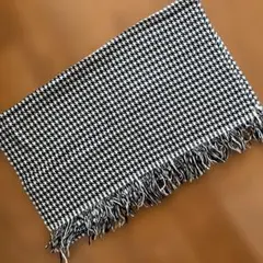 千鳥格子パターン ストール