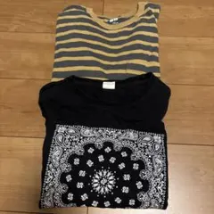 UNIQLO & devilrock 長袖カットソーセット 160