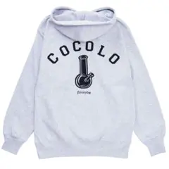 COCOLO グレー パーカー Lサイズ
