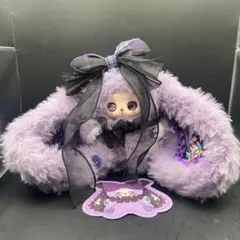 「Liila's 星冠ウサギプリンセス」たれ耳パープル　ピンク2点セット Liila's 星冠ウサギプリンセス」200%ぬいぐるみブラインドボックス