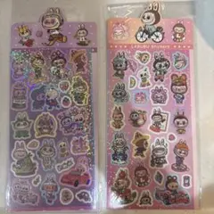 LABUBU キャラクターシール 2シートセット 新品