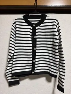 GRL ボーダーカーディガン 春用
