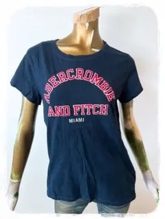 ☘️T21288☘️Abercrombie&Fitch 半袖 ロゴ Tシャツ M