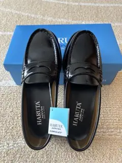 【新品】HARUTA ローファー ブラック 22.5cm EE
