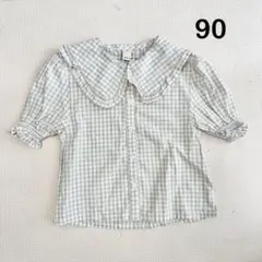 【美品】プティマイン　トップス　90