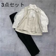 ママスーツ　セレモニー　セット売り　入学式　卒業式　ジレ パンツ