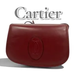 美品✨　カルティエ　マストライン　ショルダーバッグ　フラップ　カーフレザーのサムネイル