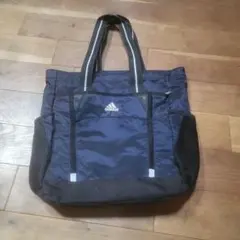 adidas ネイビー トートバッグ