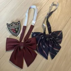 リボンとSHINE HEARTパッチセット