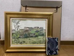 英国アンティーク19世紀初頭作 銅版画 アダムス＆ロー作『黄金の谷