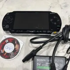 PSP 黒 ブラック 本体 付属品 ソニー　225