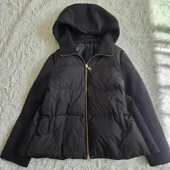 GALENA ガレナ ダウンジャケット フーディー ボンディング　切替え