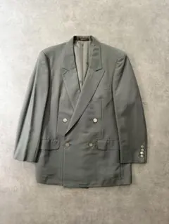 GIVENCHY ブラウンチェック ダブルブレストジャケット - メルカリ