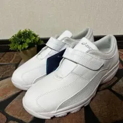 【asics アシックス】新品　ナースシューズ（24）FMN100 ホワイトのサムネイル
