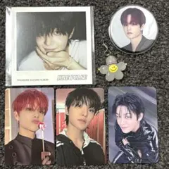 treasure ジフン トレカ 特典 缶バッジ romy めじるしアクセサリー