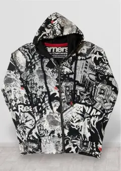 Earners グラフィックパーカー Mサイズ 柄物　パーカーお値下げしました