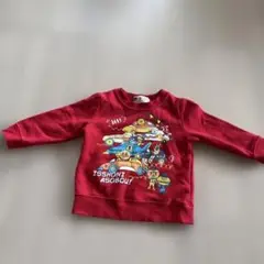 アンパン　トレーナー　裏起毛　80cm
