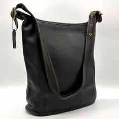 COACH 　オールドコーチ 9060 ワンショルダーバッグ レザー ブラック