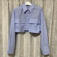 GRL ショート丈ビッグポケットシャツ[an1508]のサムネイル