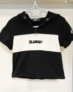 XLARGE KIDS ハーフジップ フード付きTシャツ 80cm