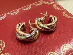Cartierカルティエトリニティピアスクラシック正規品【7/21まで値下げ