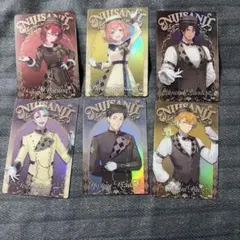 にじさんじウエハース　カード6点セット