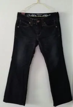 レディース デニムパンツ インディゴ　ビッグジョン　　31インチ