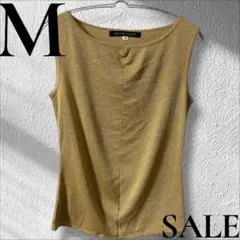 「即日発送」M MICHEL KLEIN ゴールド ノースリーブ　タンクトップ