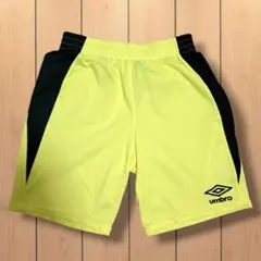 た*ろ様 y4【umbro】ロゴ刺繍 蛍光色 メンズ M スポーツ パンツ