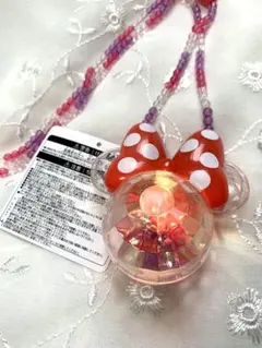 Disney ディズニー 光るおもちゃ ミニーマウス ペンダントネックレス❸