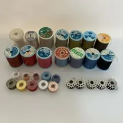 ミシン糸、ボビン　セット