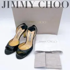 JIMMY CHOO ジミー チュウ パンプス ブラック パテントレザー