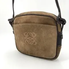 ✨️未使用級✨️ LOEWE アナグラム 総柄 ショルダーバッグ ブラウン LOEWE ロエベ アナグラム ショルダーバッグ ロゴ ワンショルダー