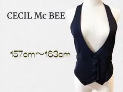 CECIL Mc BEE トップスレディースブラック.