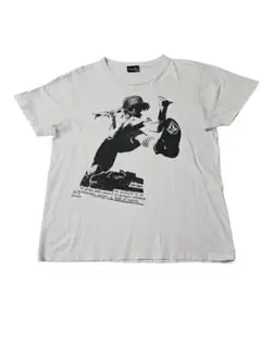 「VOLCOM ボルコム」ストリートダンサーグラフィックTシャツ ホワイト M