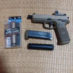 美品 東京マルイ FNX-45タクティカル フルセット 精密バレルカスタム