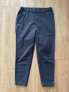 ティゴラ　ウインドロングパンツ　ストレッチテーパードパンツ Sサイズ　ネイビー
