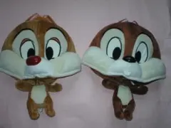 チップとデール ぬいぐるみ 帽子 キャップ 着ぐるみ